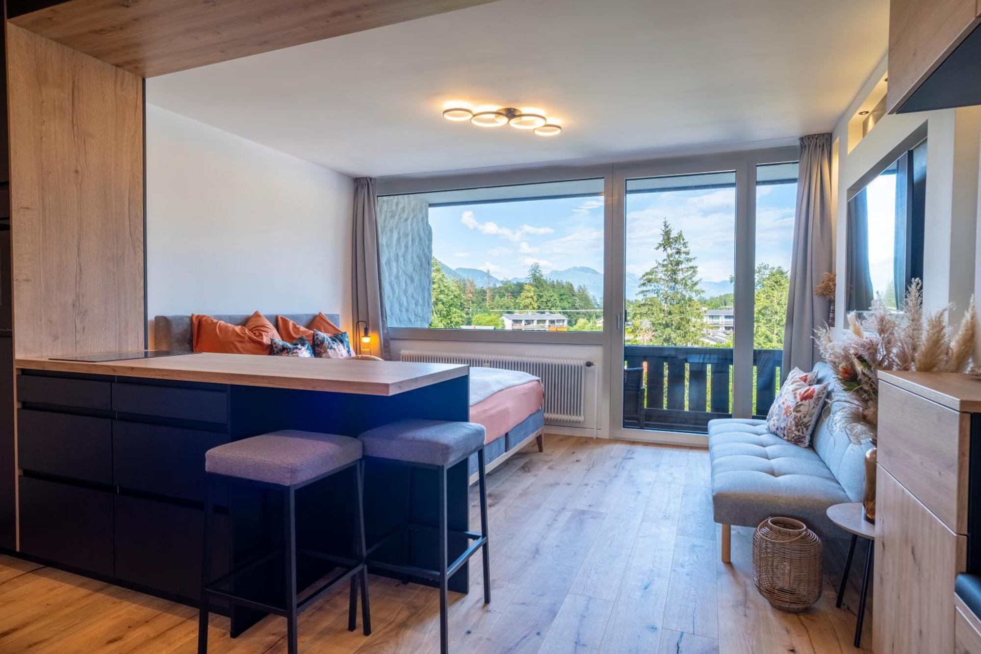 Suite Apartment Modern Getaway - Neu Renoviert - Strobl Am Wolfgangsee Exterior foto